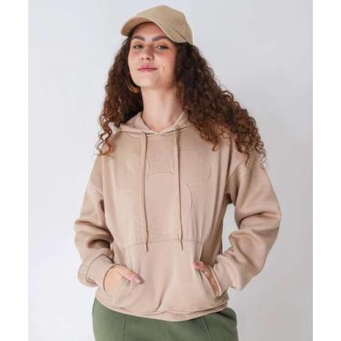 Imagem de Blusão Feminino Moletom Flanelado Mickey Bege-49057 - DISNEY, Bege, GG