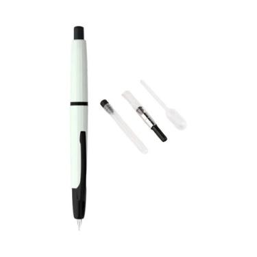 Imagem de Caneta-tinteiro Moonman A2 Leve Com Pena EF 0.4mm E Conversor De Tinta