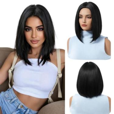 Imagem de Peruca Premium Hair Curta Lisa Super Natural Corte Moderno - bbles, Pr
