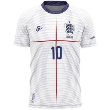 Imagem de Camiseta Filtro UV Inglaterra Copa Torcedor Retrô-Masculino