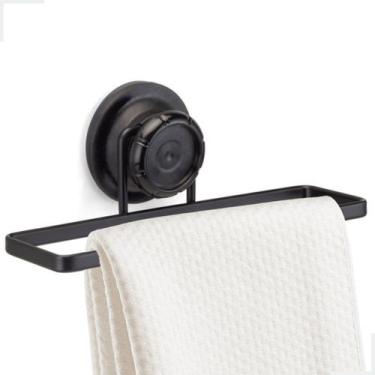 Imagem de Porta Toalha de Rosto Barra Banheiro Parede Azulejo Lavabo Fixação Sem