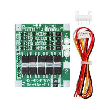 Imagem de Placa De Proteção De Carga Para Baterias De Lítio LiFePO4 30A 12.8V 14