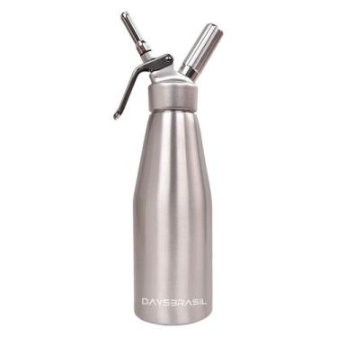 Imagem de Garrafa Sifão de Alumínio para Chantilly DaysBrasil 1l