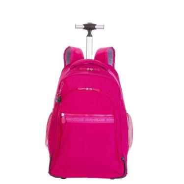 Imagem de Mochila Sestini Com Carrinho Paul Frank T03 Rosa-Unissex