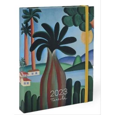 Imagem de 2023 Agenda Tarsila Do Amaral Cartão Postal Teca Diária M - 15,5 X 21,00