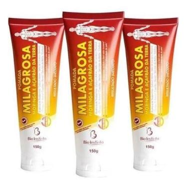 Imagem de Pomada Massageadora Milagrosa Kit C/3 Unidades Bio Instinto - Congratu