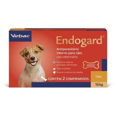 Imagem de Vermífugo Virbac Endogard para Cães até 10 Kg com 2 comprimidos