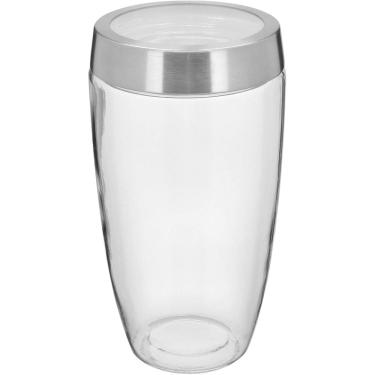 Imagem de KIT 2 POTES MANTIMENTOS HOME&CO COM TAMPA DE VIDRO 1,5 LITRO 22x12x12cm