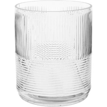 Imagem de VASO DECORATIVO ENFEITE CASA HOME&CO VIDRO 19x16x16cm TRANSPARENTE