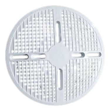 Imagem de Tampa Para Ralo De Fundo De Piscina De Alvenaria Branca 20x20cm - Brus