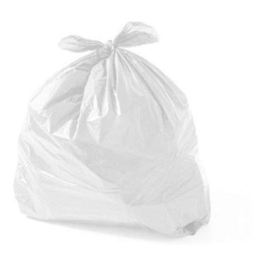 Imagem de Saco para Lixo Branco 20 Litros 55CM X 50CM Pacote com 100 Unidades Uso Doméstico e Ins...