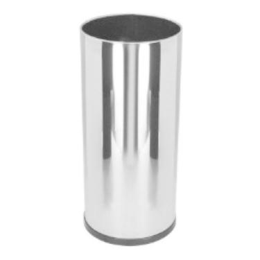 Imagem de Porta Guarda-chuva 24x50cm U2 em Aço Inoxidável AISI 430 com Bandeja Interna Inox Higipack
