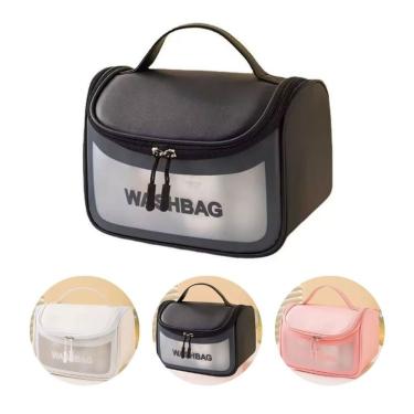 Imagem de Kit 03 Necessaire Organizadora Top Rio Comercial Maquiagem Academia em Poliéster 22CMx15CM Uso Unissex