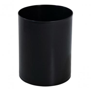 Imagem de Lixeira Plástica Jsn Cesto Plástico Eb1 12L em Polipropileno Abertura Manual sem Tampa Preto