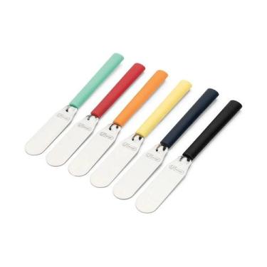 Imagem de Espátulas para Patê Conjunto 6 Peças Inox 14cm - James F