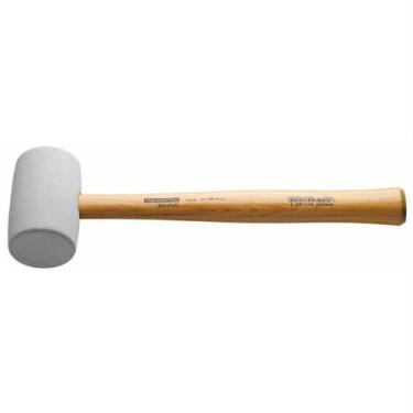 Imagem de Martelo De Borracha Branca Modelo Americano 225g - 40682008 - Tramonti