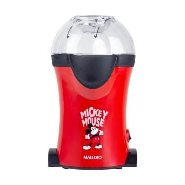 Imagem de Pipoqueira Elétrica Mallory Mickey Mouse Pipocas Sem óleo Vermelha 110