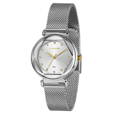 Imagem de Relógio LINCE feminino prata espelhado LRM4807L34 S1SX
