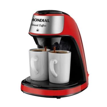 Imagem de Cafeteira Elétrica Mondial Smart Coffe Vermelho/Inox 500W 220V - C-42-
