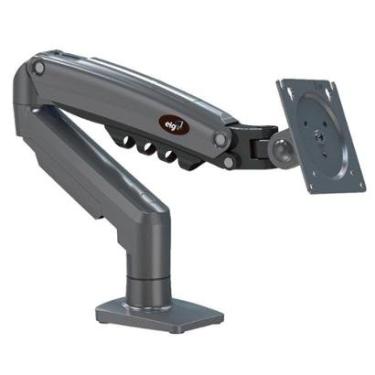 Imagem de Suporte de Mesa Articulado para Monitor de 17" a 35" ELG, com Pistão a Gás e Cabo HDMI...