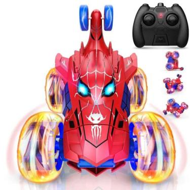 Imagem de Carrinho Controle Remoto Com Led E Giro 360 Graus Super Resistente Ent