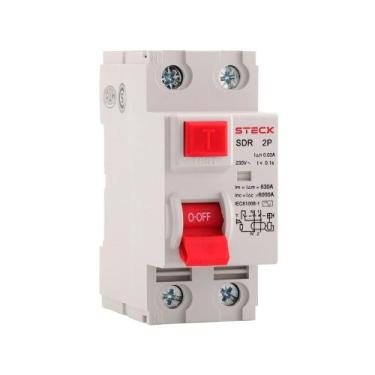 Imagem de Interruptor diferencial residual steck 2p 25a sensib.30ma
