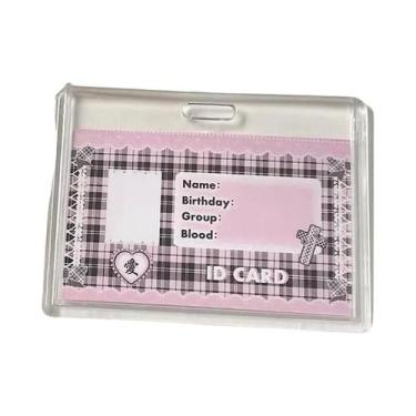Imagem de Porta-chaves Transparente Para Photocard Kpop, Capa Protetora Para Fot