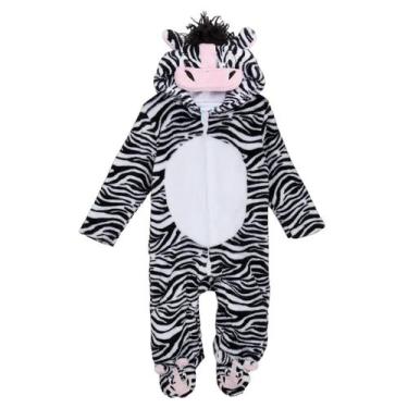 Imagem de Macacão Infantil Bebê Feminino Tiptop Zebra - 101206, P