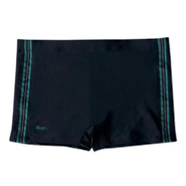 Imagem de Sunga Boxer Lisa com Fita Mash Ref:300.83, Preto, P