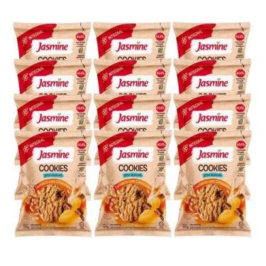 Imagem de Cookies Zero Açúcar de Damasco e Chocolate Jasmine - Pacote com 12 uni