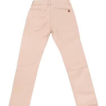 Imagem de Calca infantil masculina Mitus Premium em sarja, Areia, 4