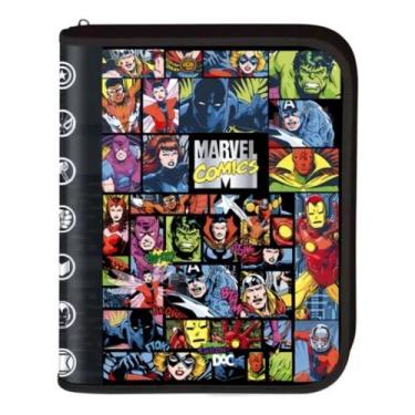 Imagem de Fichário Caderno Argola Divisórias Marvel Universitário - DAC