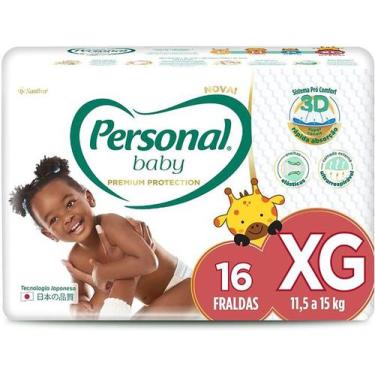 Imagem de Fralda personal baby premium jumbo (a escolher), XG com 16