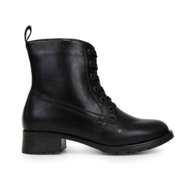 Imagem de Bota Coturno Mooncity Salto Baixo 72106 33/40, Preto, 35