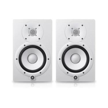 Imagem de KIt 2 Monitores Yamaha HS7 WHITE Ativo 95W Branco