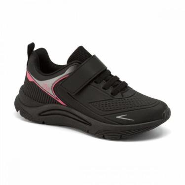 Imagem de Tenis Klin 480077 334 New Sport Kids Menina Infantil, Preto, 31