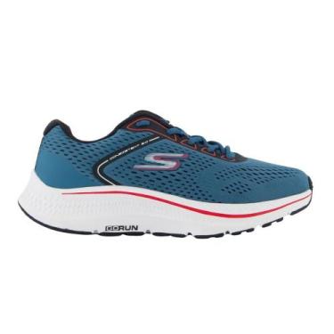 Imagem de Tênis Skechers Go Run Consistent 2.0 Masculino, 42, Marinho, Preto