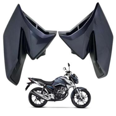 Imagem de Asa Aba Tanque Lateral Honda Cg Titan 160 Aleta Cinza Embare 2022 2023