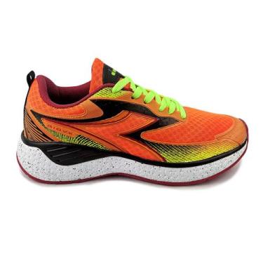 Imagem de Tenis Esportivo Diadora Giove Masculino Corrida Original, Laranja, 44,