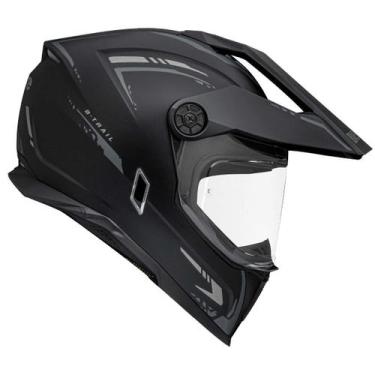 Imagem de Capacete Bieffe Btrail Authentic Preto Fosco C Óculos Solar, 58