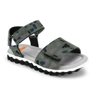 Imagem de Sandália Infantil BIBI Summer Roller New Estampada Couro Masculino, Ve
