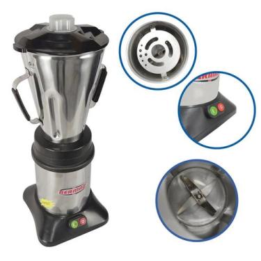 Imagem de Liquidificador Industrial Baixa Rotação Inox 4 L BM31 Bermar, Bivolt
