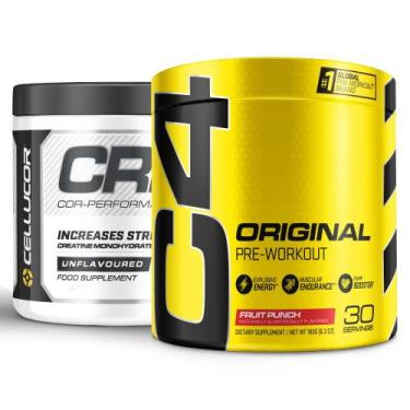 Imagem de Suplemento Nutricional Cellucor C4 Pre-Entreno 30 + Creatina 72