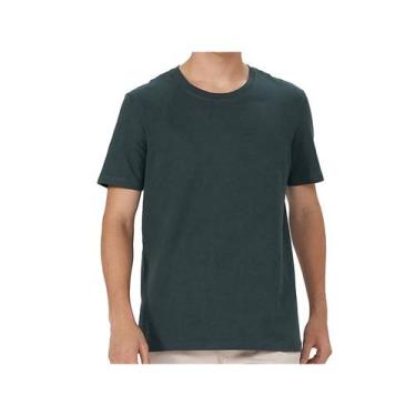 Imagem de Camiseta Hering Masculina Meia Manga 0201 Verde Major, P, Verde major