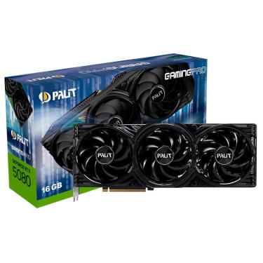 Imagem de Placa de Vídeo Gaming Pro Oc Geforce Rtx5080 16gb Gddr7 com Ray Tracing e Dlss 4 Palit