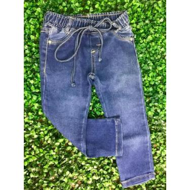 Imagem de Calça  Jeans Infantil C/Cordão Elast - COLOR MINI, 01