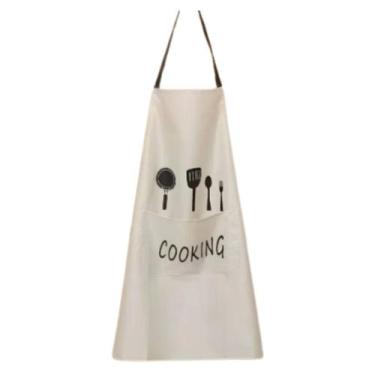 Imagem de Avental De Cozinha Top Chef 60x70cm Uso Doméstico Cor:Preto, Preto