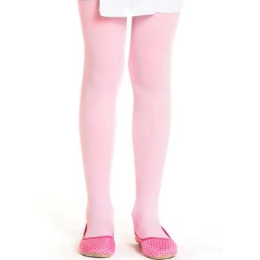 Imagem de Meia Calça Infantil Básica Opaca Fio 40 Rosa TriFil