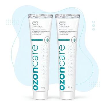 Imagem de Kit 2 Creme Dental Ozonizado Ozoncare Vegano 90g
