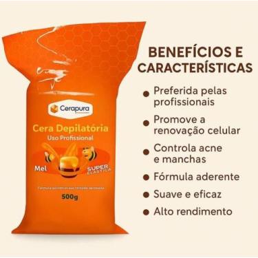 Imagem de Cera Depilatória Quente 500g Cerapura